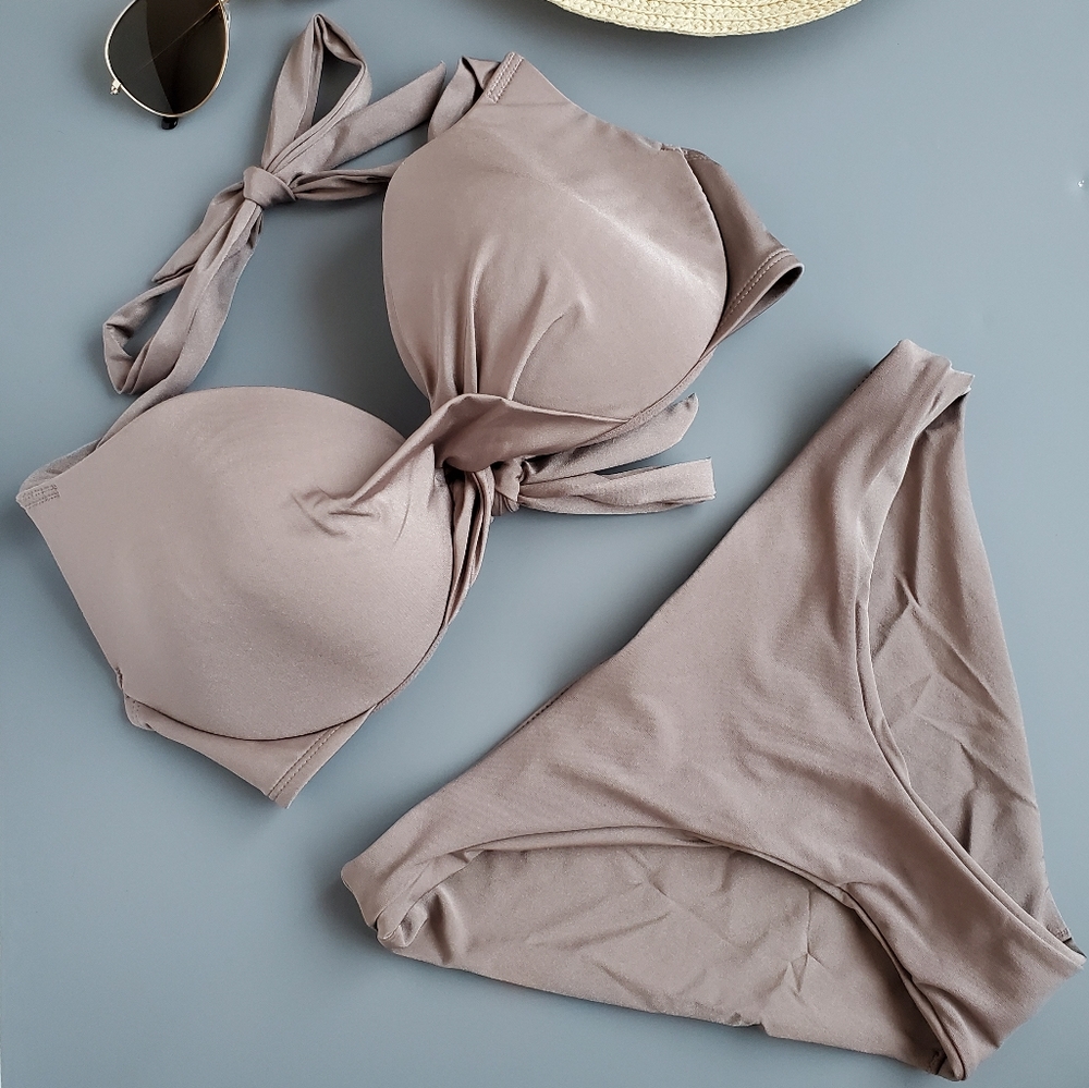 H&M Taupe Bikini